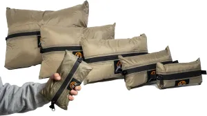 | G3 Glacier Gear Grab | Organizer Storage Pouch for Luggage and Backpacks | 5 Count | 1.9oz Fabric | Waterproof Zipper | Tan