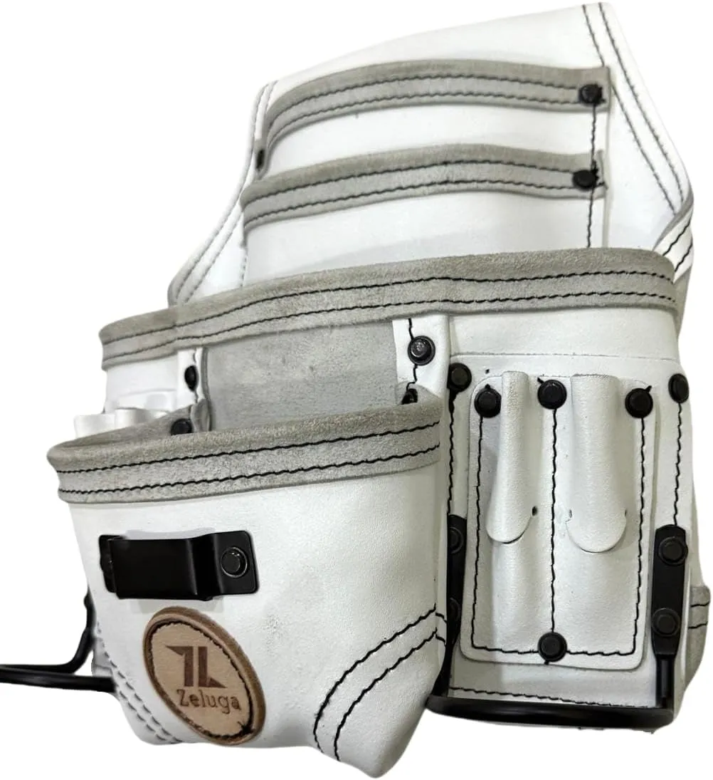 10 Pocket Rigger Heavy Duty Leather Tool Bag