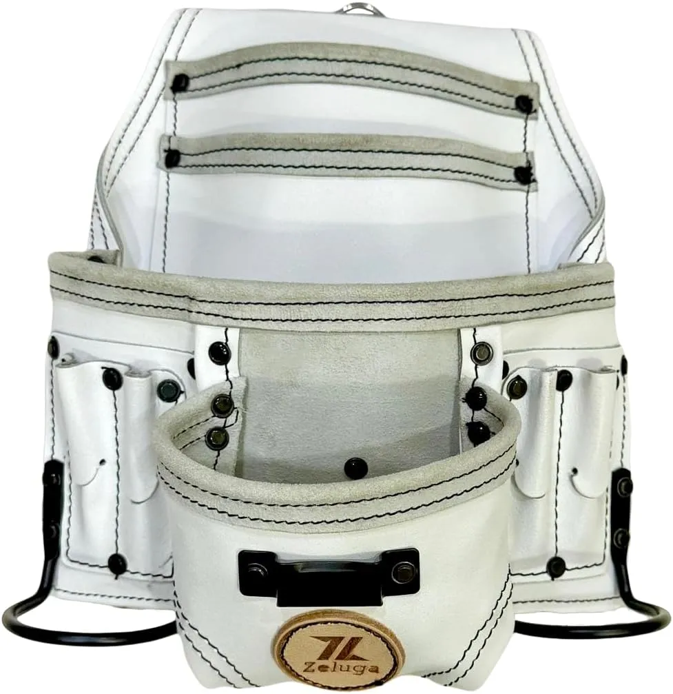 10 Pocket Rigger Heavy Duty Leather Tool Bag