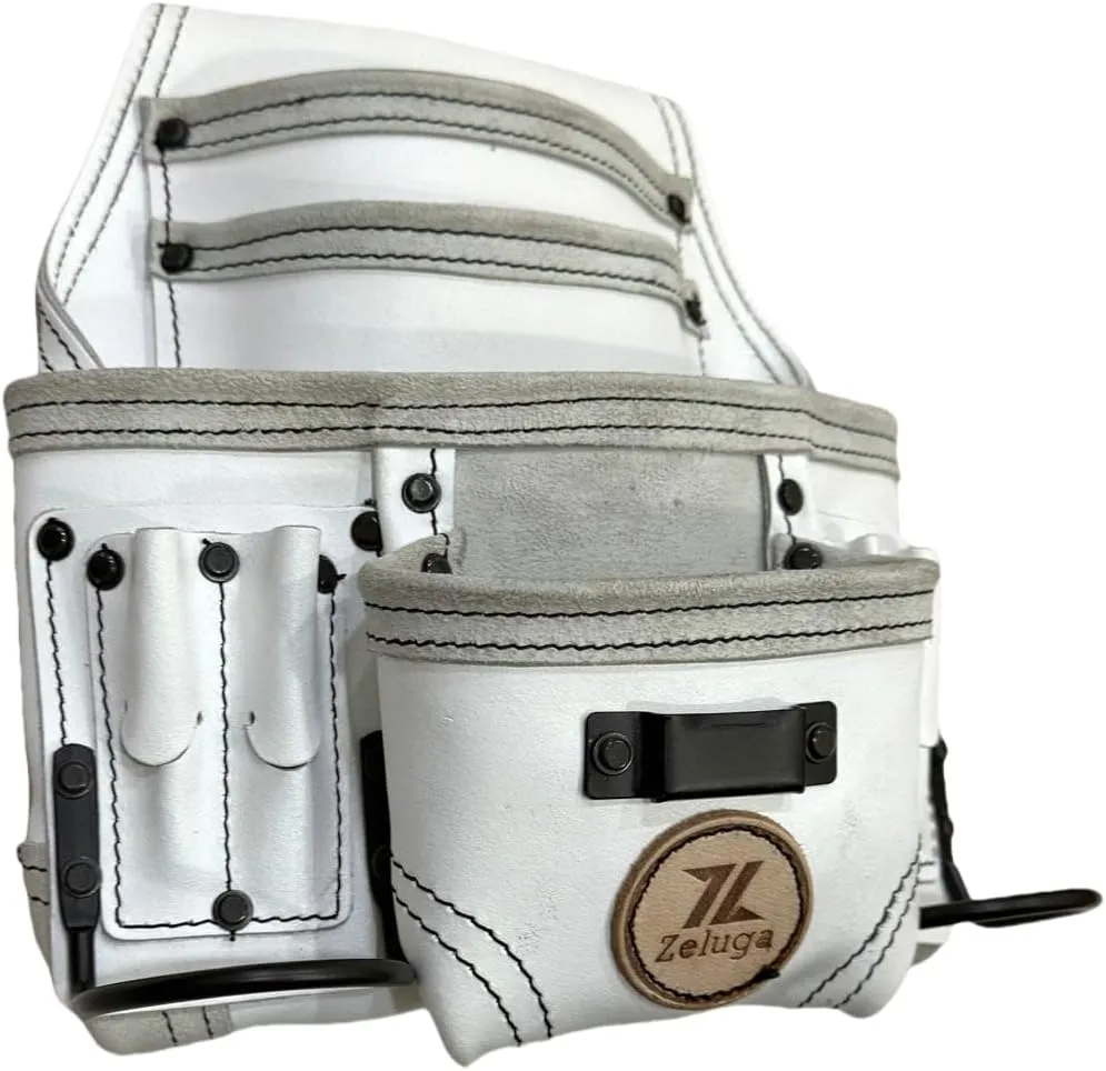 10 Pocket Rigger Heavy Duty Leather Tool Bag