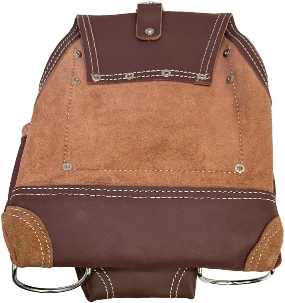 10 Pocket Rigger Heavy Duty Leather Tool Bag