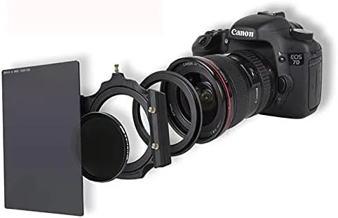 100mm Square Z Series Filter Holder   52-82mm Metal Adapter Ring for Compatible with Cokin Z PRO 4X4/5.6/5 100 Series Filters(for 58mm Lens)
