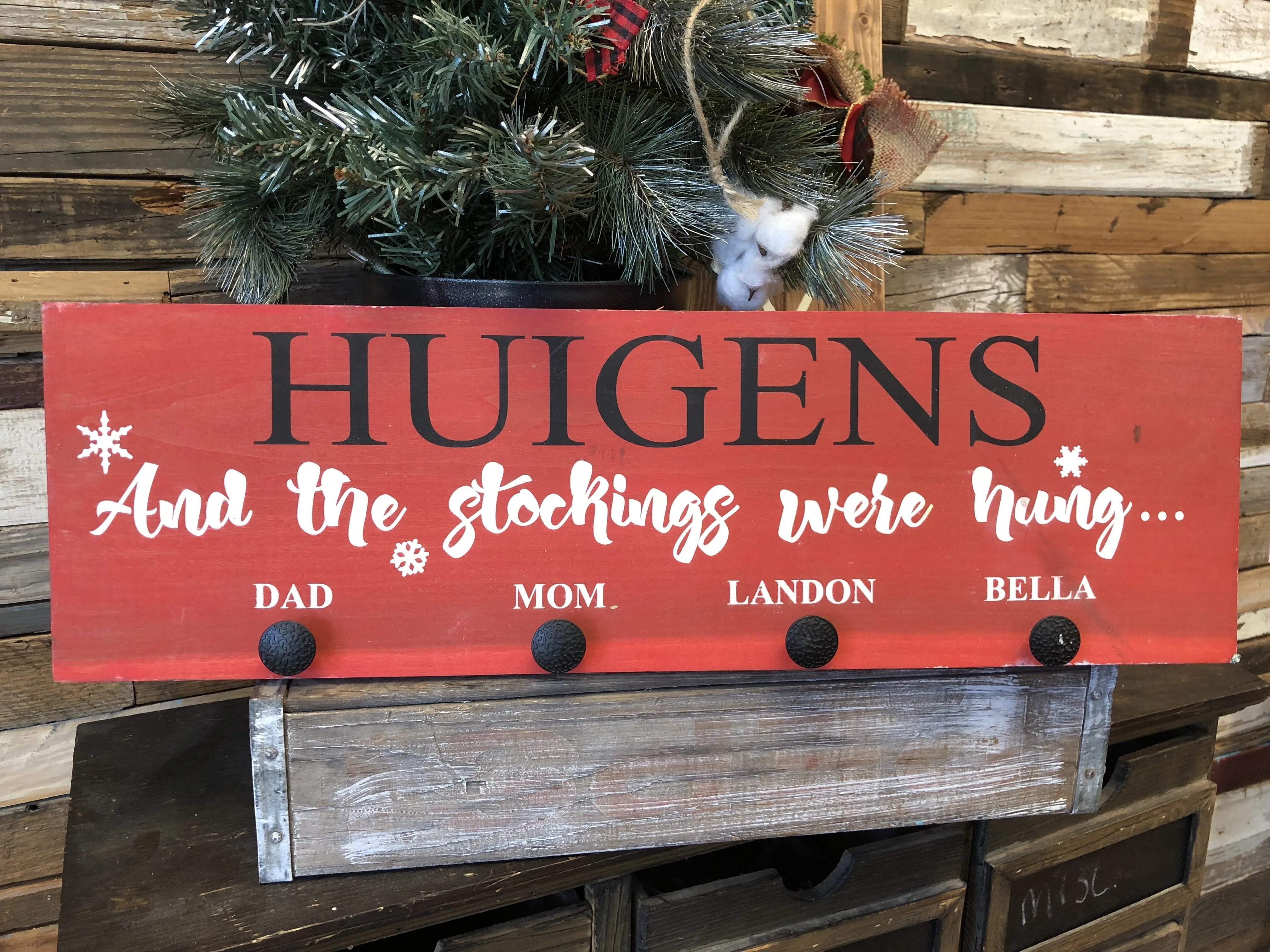 11/30 @ 6:30pm- STOCKING HOLDERS