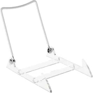 12-Pack - Gibson Holders 2PL Medium Display Stand - Clear Base/White Wire