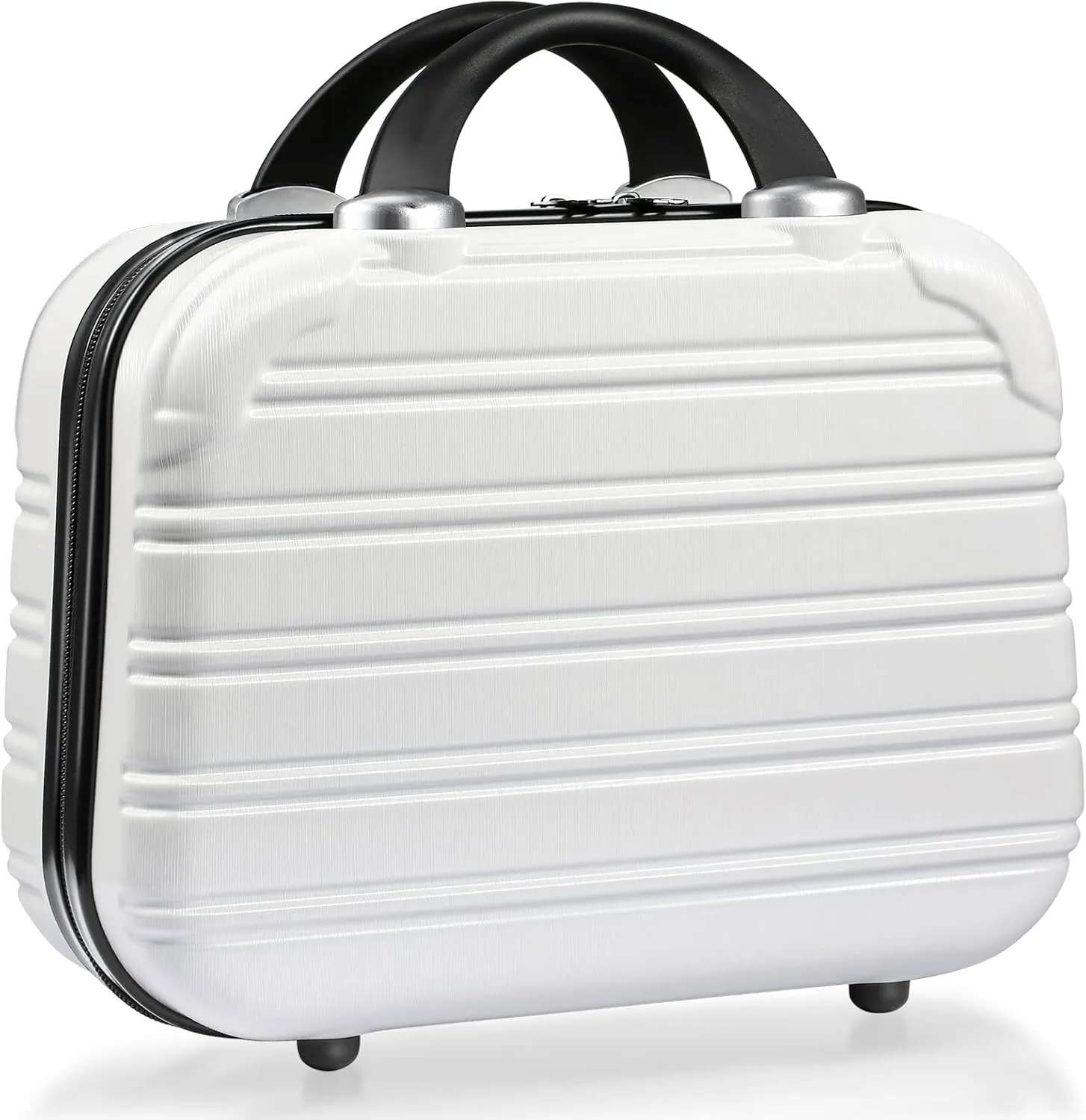 14-Inch Makeup Train Case Hardshell PC ABS Travel Cosmetic Organizer, Makeup Storage Box for Toiletry Durable Portable Gifts for Women.