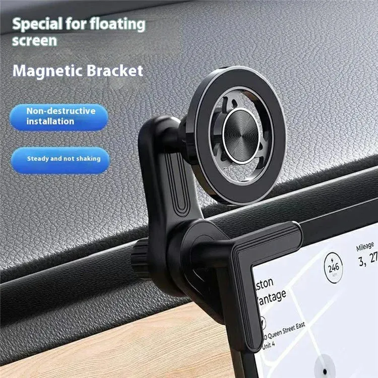 158C For Tesla Model Y / 3 Screen Mount Expansion Bracket Compatible with MagSafe Phone Holder