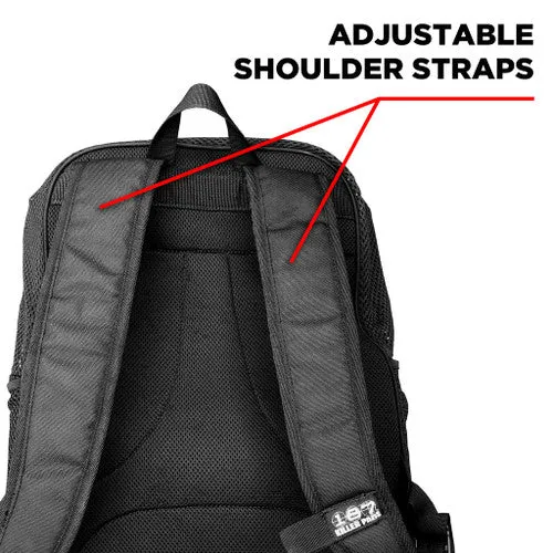 187 Killer Pads - Black Mesh Backpack