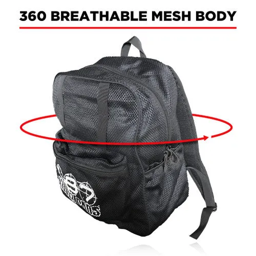 187 Killer Pads - Black Mesh Backpack