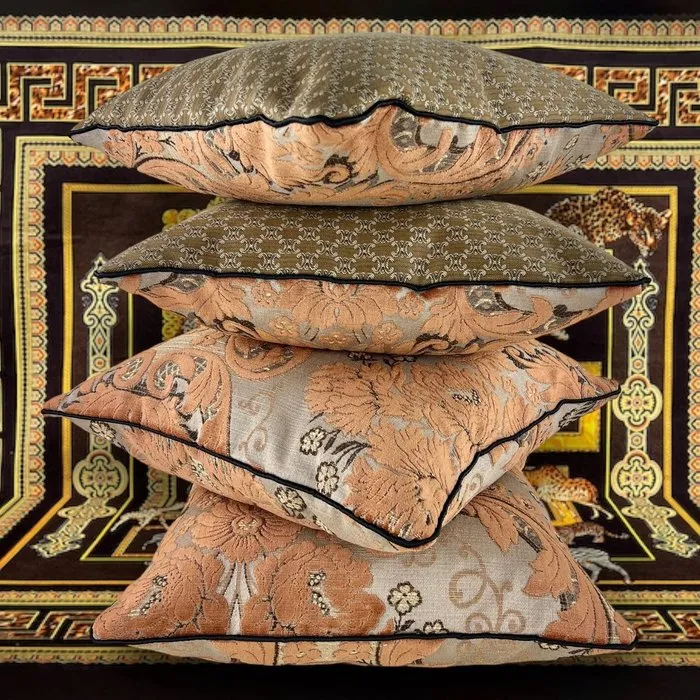 2 Monogram Celine Pillow Cases & 2 Floral pilllow cases