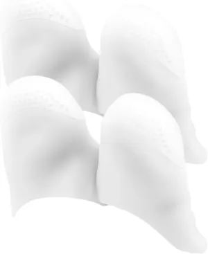 2 Pack Soft Toe Protectors for Bunion Relief Toe Guard Pads for High Heels Breathable Material Silicone Toe Covers for Shoes