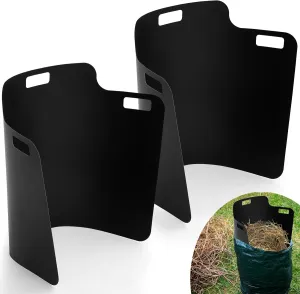 2 Pcs Hay Net Filler PVC Hay Bag Holder Hay Net Bag Support Stand Haynet Bag Holder Frame Horse Feeding Supplies Simplified Barn Chores for Horses Goat Cattle Equine Stalls Barn Supplies
