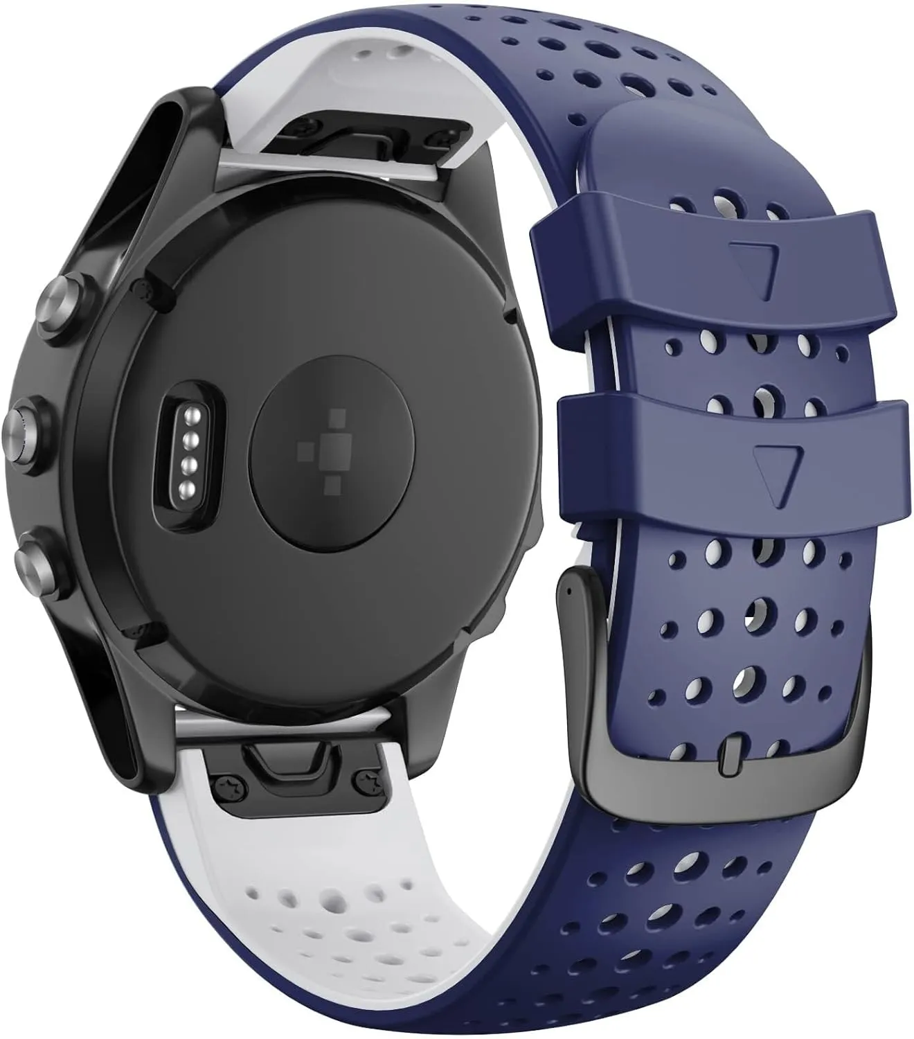 22mm For Fenix 5 Watch Band 22mm Easy-fit Silicone Soft Sport Band Replacment For Fenix 7/Fenix 5 Plus/Fenix 6/Fenix 6 Pro Smartwatches