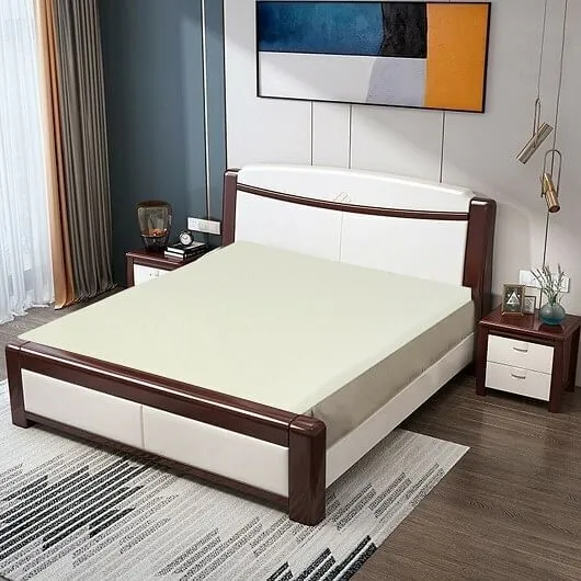 3-Inch Bed Mattress Topper Air Cotton for All Night's Comfy Soft Mattress Pad-Ki