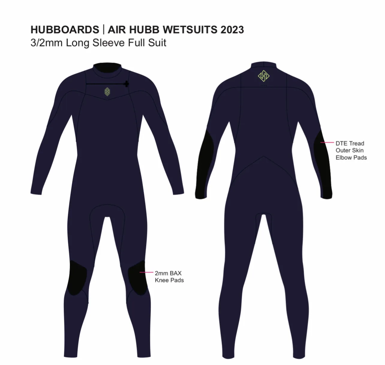 3/2mm Superior Stretch Full Suit