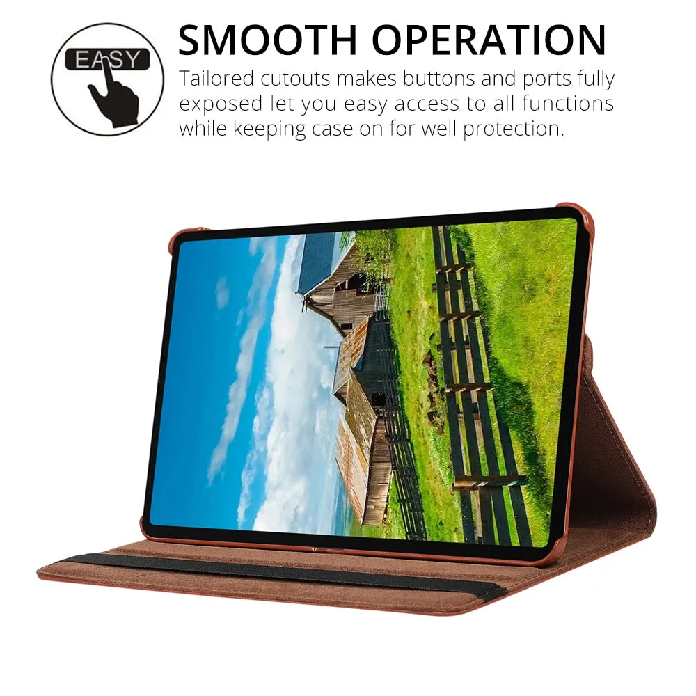360 Degree Rotating Case For Xiaomi RedMi Pad 10.6"2022 Stand Holder Cover Mi pad 5 11 Pro 11 PU Leather Tablet Protective Cases