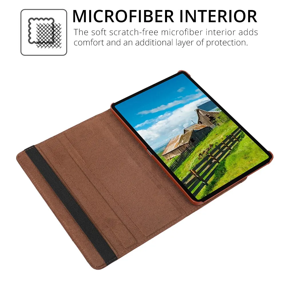 360 Degree Rotating Case For Xiaomi RedMi Pad 10.6"2022 Stand Holder Cover Mi pad 5 11 Pro 11 PU Leather Tablet Protective Cases