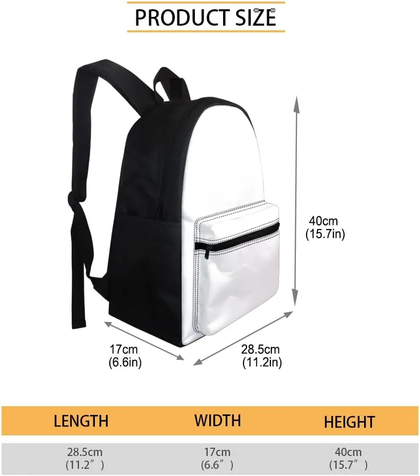 3D Wolf Print Backpackfor Teens Boys Lightweight Backpacks Daypack Bookbag Shoulder Bags Birthday Gift,Raining Wolf