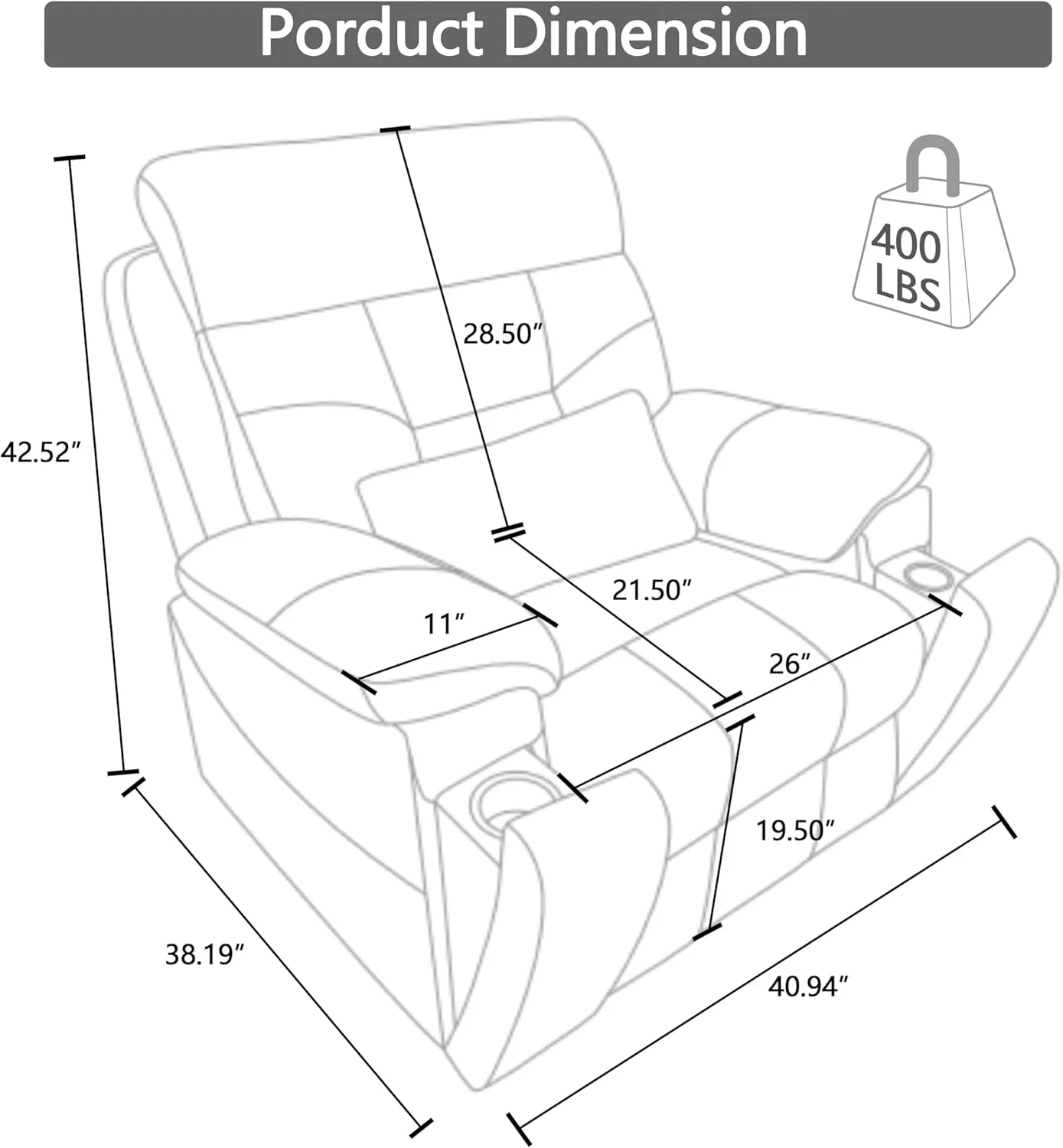 4 OKIN Motor Power Lay Flat Lift Recliner Chair for Elderly Adults Oversized Recliners with Massage Heat, Adjustable Head-Back-Lumbar-Leg-Support, Extended Footrest, 2 Cup Holders