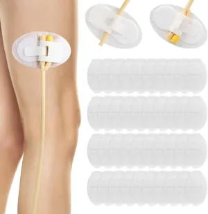 40 PCS Catheter Stabilization Devices, Catheter Urinary Leg Bag Legband Holder Legband Holder Sticker, Leg Band Urinary Stabilizer Adhesive Sticker Patch Accessories Foley Catheter Leg Anchor Bandages