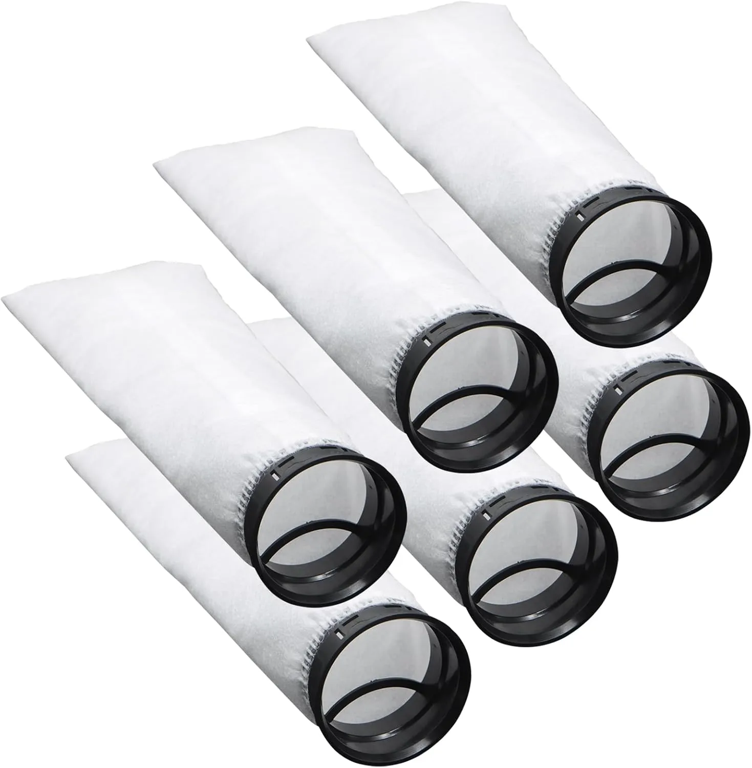 6 Pack 2.75 Inch 225 Micron Filter Sock Fits Waterbox Aquarium Models, Fits Eshopps Aquarium Models, Fits Fiji Cube Aquariums, Also Fits all 2.75" Filter Sock Holders