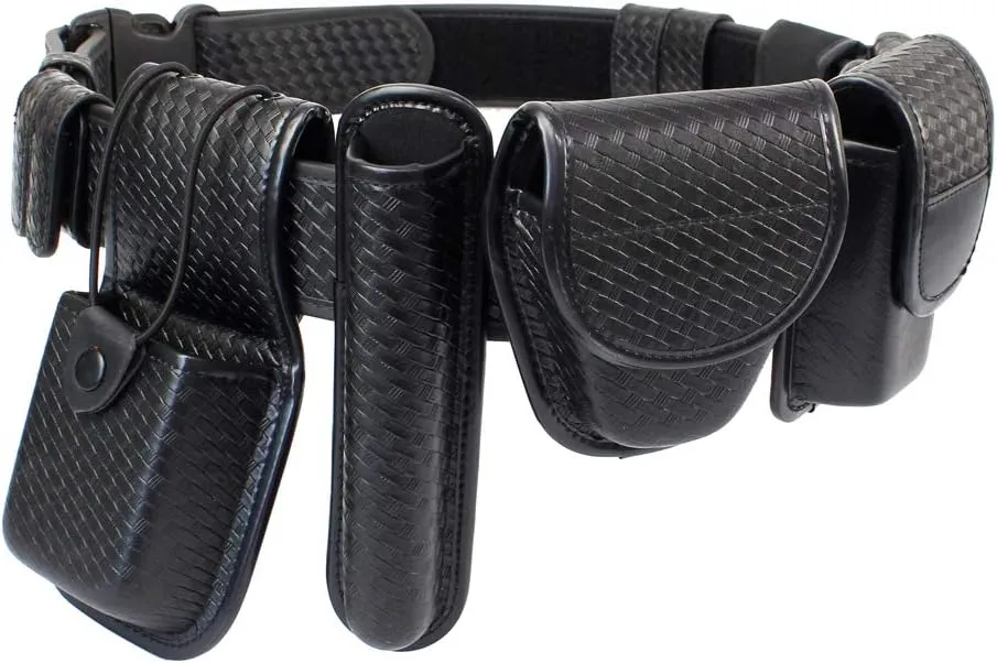 8-in-1 Police Duty Belt Kit with Pouches, Law Enforcement Utility Belt Rig
