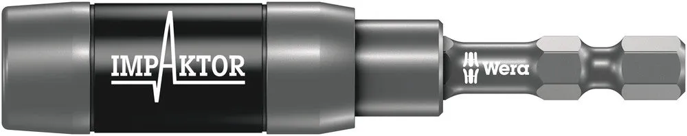 897/4 IMP R Impaktor holder with retaining ring and ring magnet, 1/4" x 75 mm