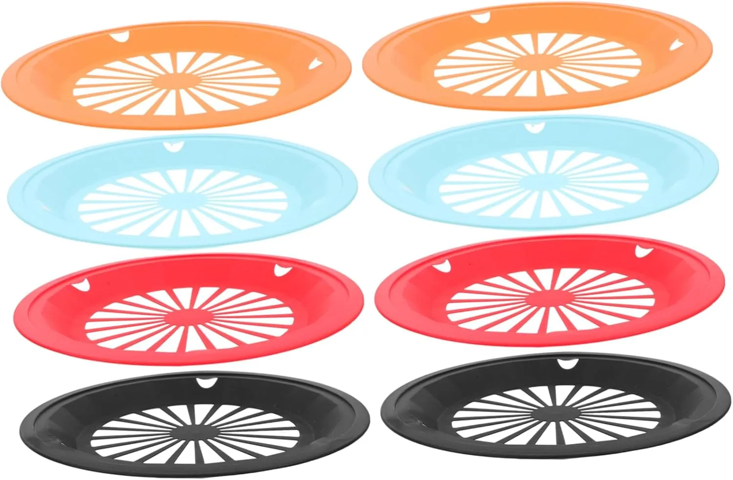 8pcs Reusable Paper Plate Holders Versatile Base for Plates for Bbq Camping Parties Includes and Options