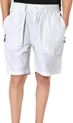 Active Shorts for Men Drop Crotch Embroidered Combat Basic Formal Belt Low Rise Shorts for Men Lightweight Cycle