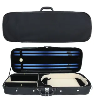 Adjustable Oblong Viola Case Black