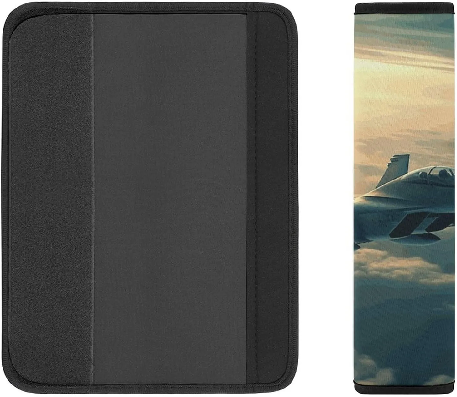 Aircraft Fighter Jets Auto Seat Belt Cover 1PCS Universal Car Seat Belt Shoulder Protector Pad, Protect Your Shoulders and Neck for Car Seat Belt, Shoulder Bag, Backpack