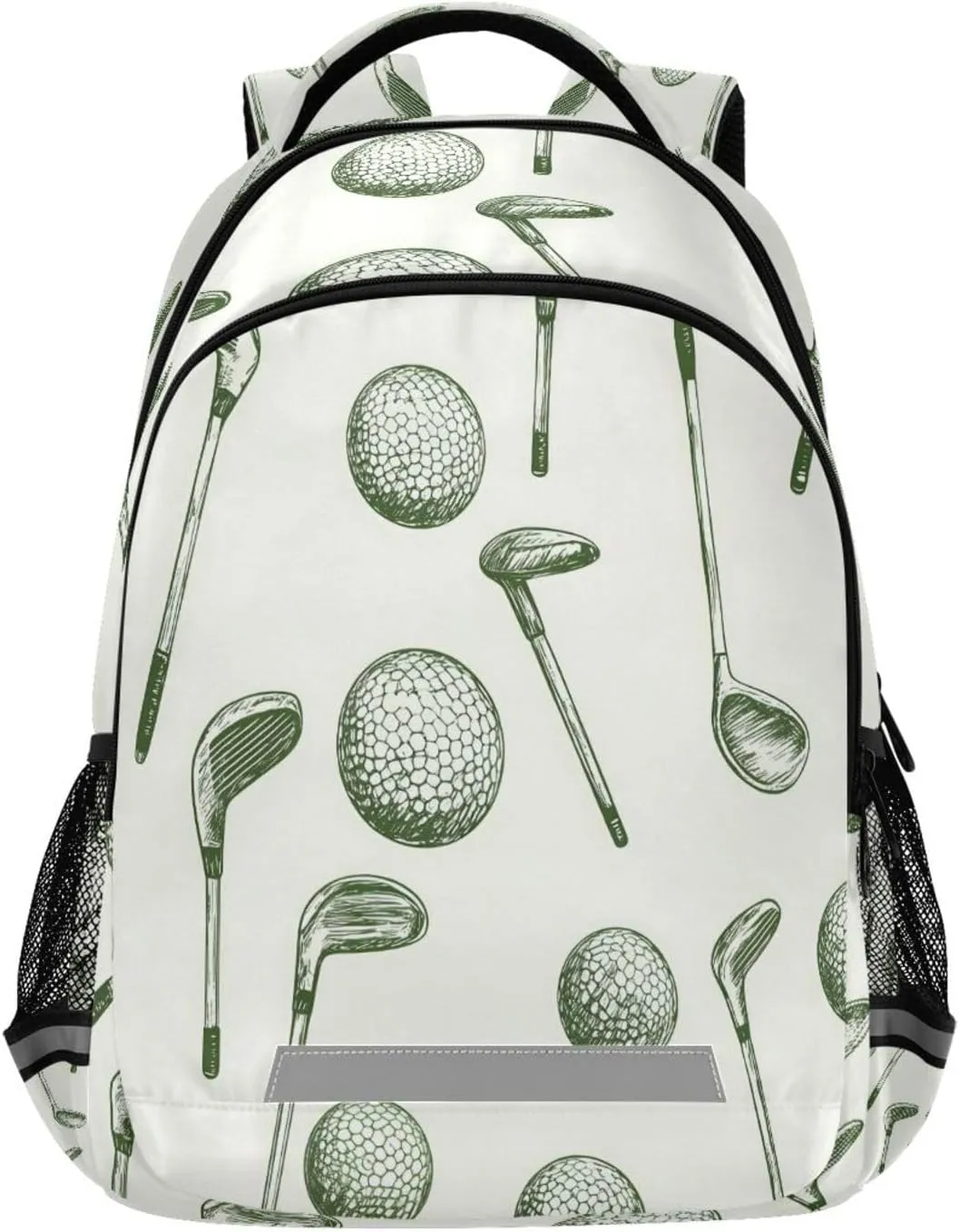 ALAZA Golf Culb Pattern Backpacks Travel Laptop Daypack School Book Bag for Men Women Teens Kids