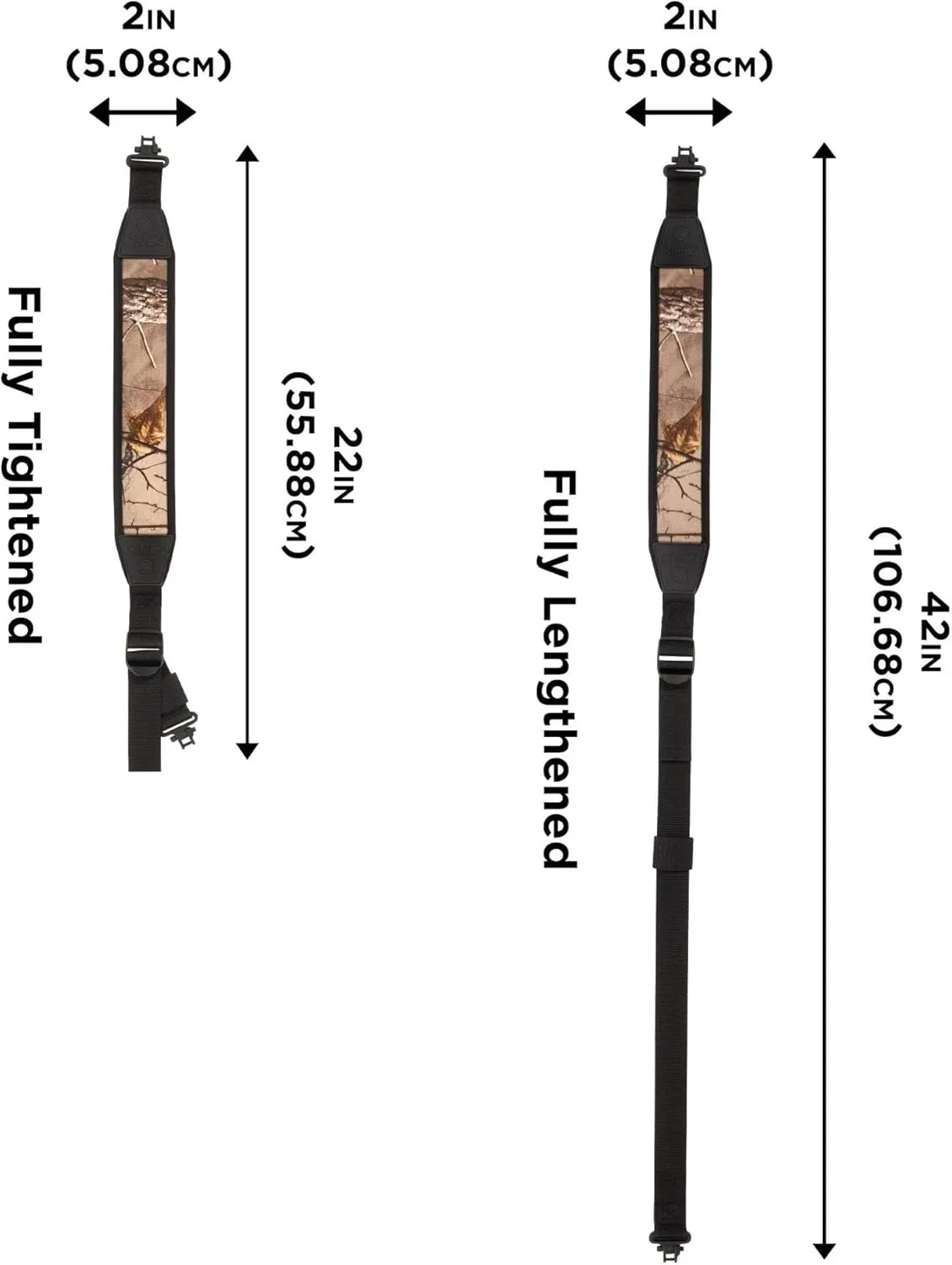 Allen Cascade Neoprene Rifle Sling with Swivels