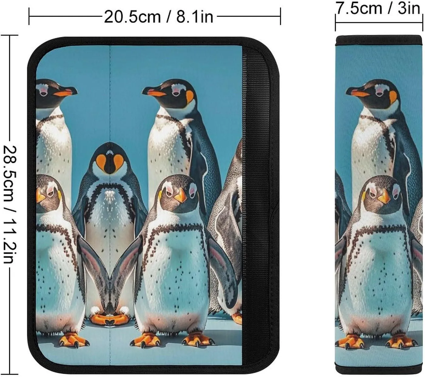 Animals Auto Seat Belt Cover 2PCS Universal Car Seat Belt Shoulder Protector Pad, Protect Your Shoulders and Neck for Car Seat Belt, Shoulder Bag, Backpack