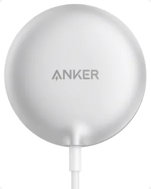 Anker MagSafe Charger Pad, MagGo iPhone 16 Wireless Charging Pad, Qi2 Certified 15W Wireless Charger, Compatible with iPhone 16/16 Plus/16 Pro/16 Pro Max/15/14/13/12 Series (Charger Not Included)