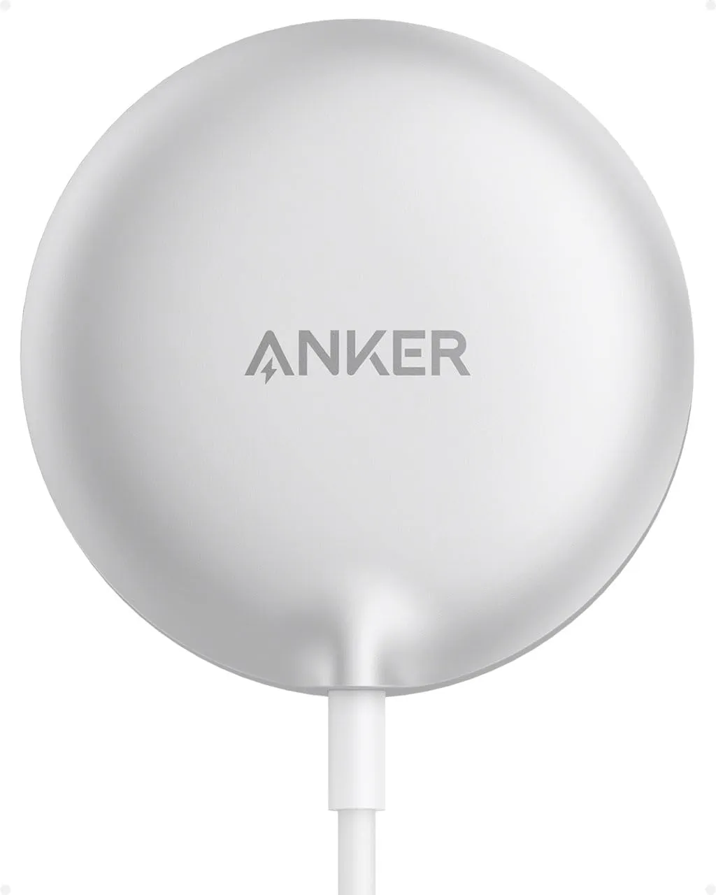 Anker MagSafe Charger Pad, MagGo iPhone 16 Wireless Charging Pad, Qi2 Certified 15W Wireless Charger, Compatible with iPhone 16/16 Plus/16 Pro/16 Pro Max/15/14/13/12 Series (Charger Not Included)