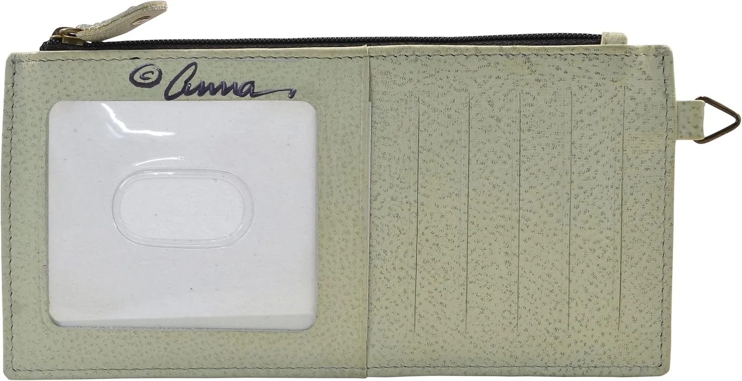 Anna by Anuschka Women's Hand Painted Genuine Leather Organizer Wallet