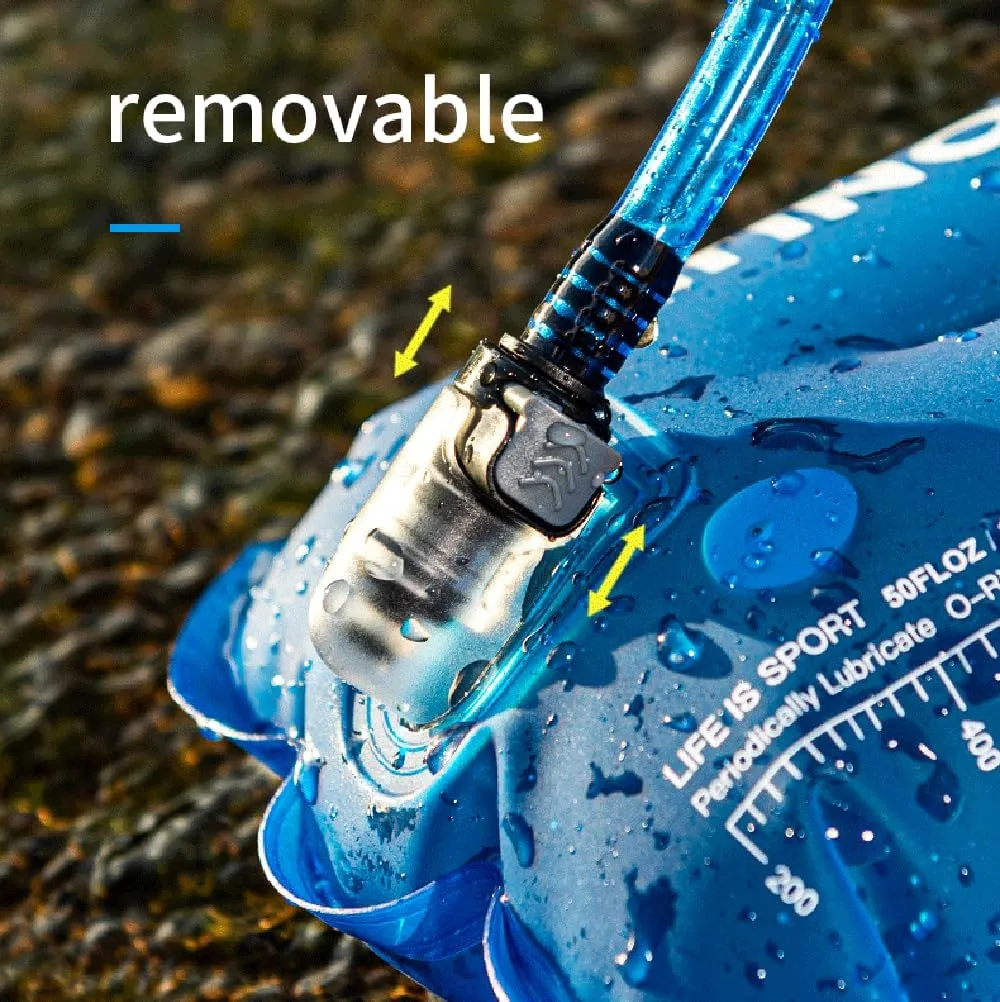 AONIJIE Hydration Bladder 2L Water Reservoir, Leakproof Water Storage Bladder Bag, BPA Free, Large Opening, for Hiking Camping Running