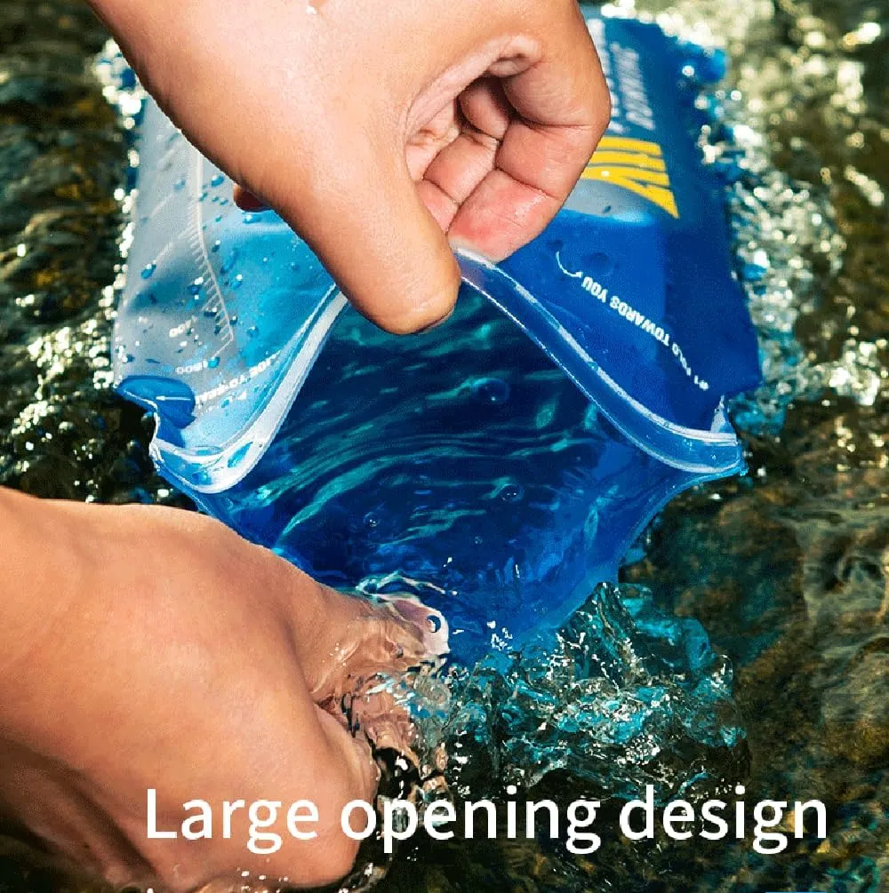 AONIJIE Hydration Bladder 2L Water Reservoir, Leakproof Water Storage Bladder Bag, BPA Free, Large Opening, for Hiking Camping Running