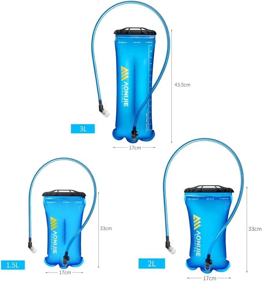 AONIJIE Hydration Bladder 2L Water Reservoir, Leakproof Water Storage Bladder Bag, BPA Free, Large Opening, for Hiking Camping Running