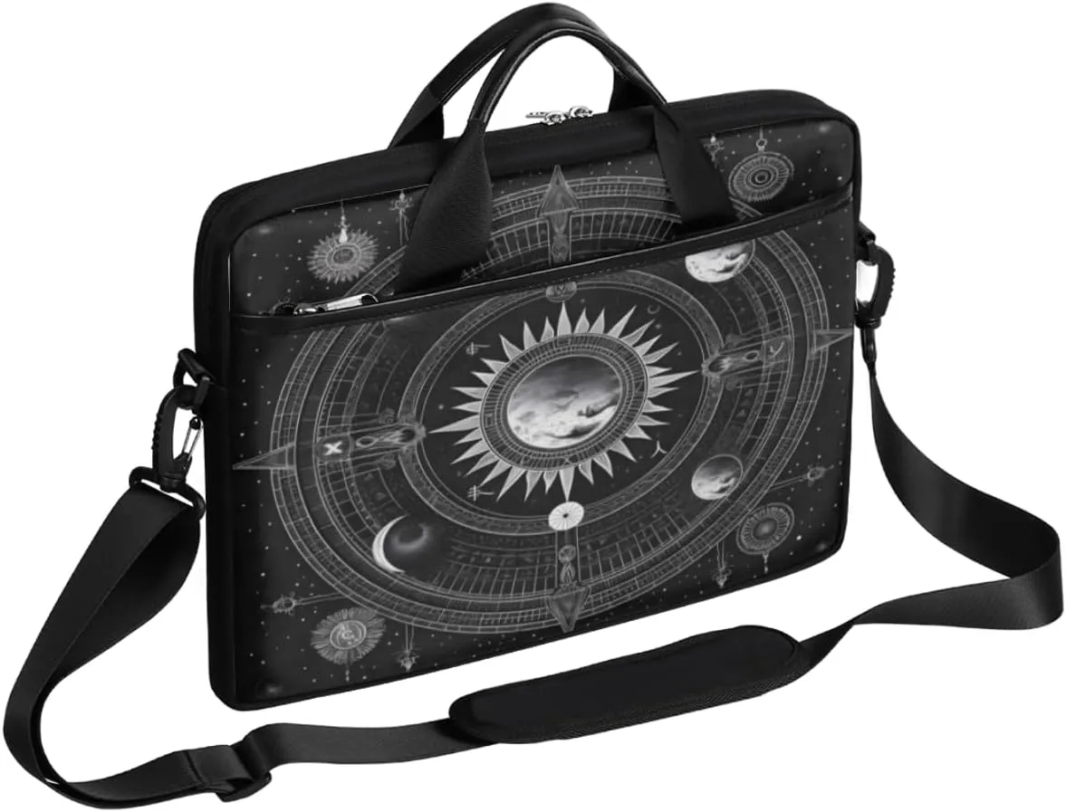 Arranged Butterfly Laptop Bag for Men Women 13-15 Inch Case Bags Sleeve Shoulder with Anti Slip Removable The Pad Straps