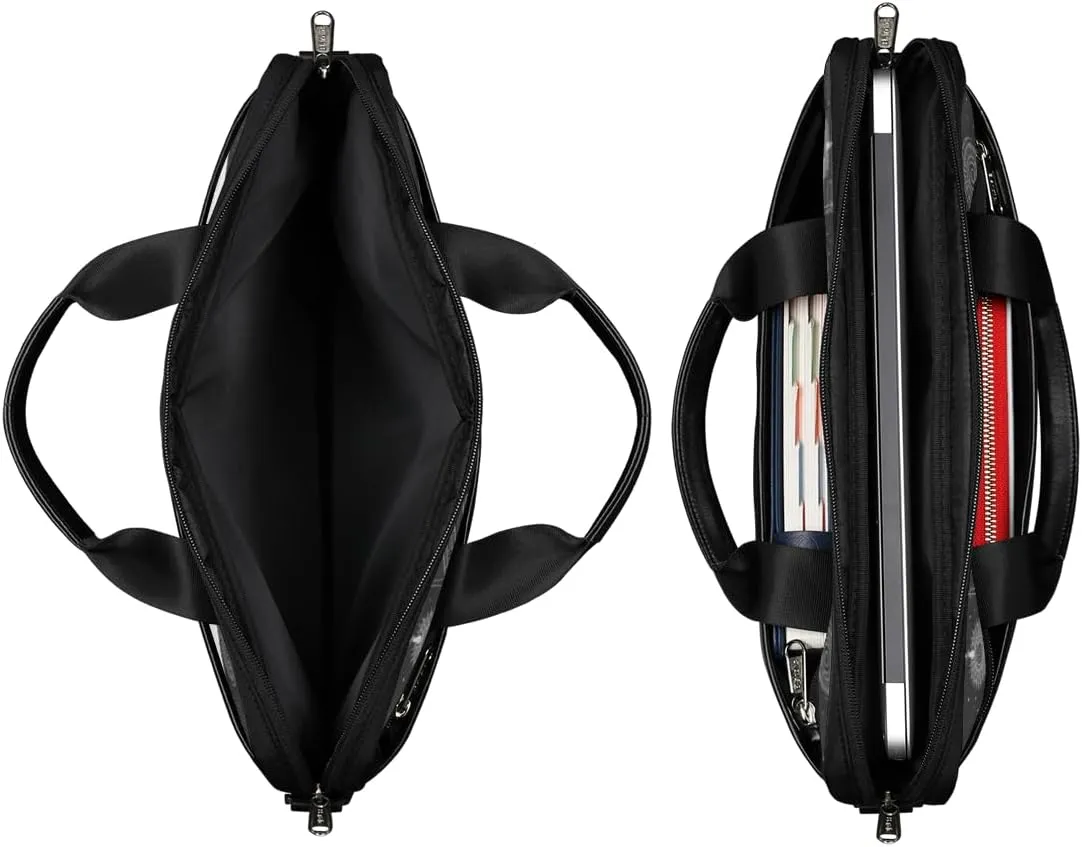Arranged Butterfly Laptop Bag for Men Women 13-15 Inch Case Bags Sleeve Shoulder with Anti Slip Removable The Pad Straps