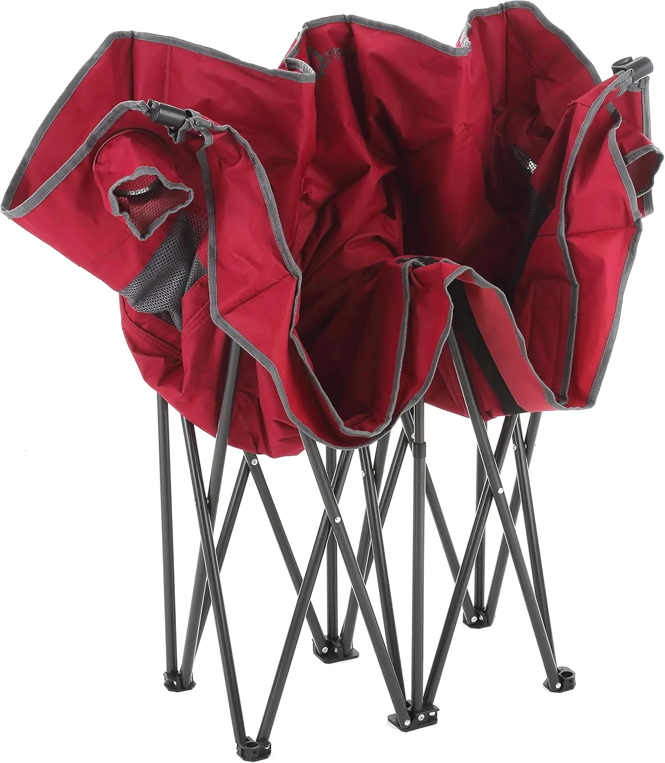 ARROWHEAD OUTDOOR Portable Folding Double Duo Camping Chair Loveseat w/ 2 Cup & Wine Glass Holder, Heavy-Duty Carrying Bag, Padded Seats & Armrests, Supports up to 500lbs, USA-Based Support