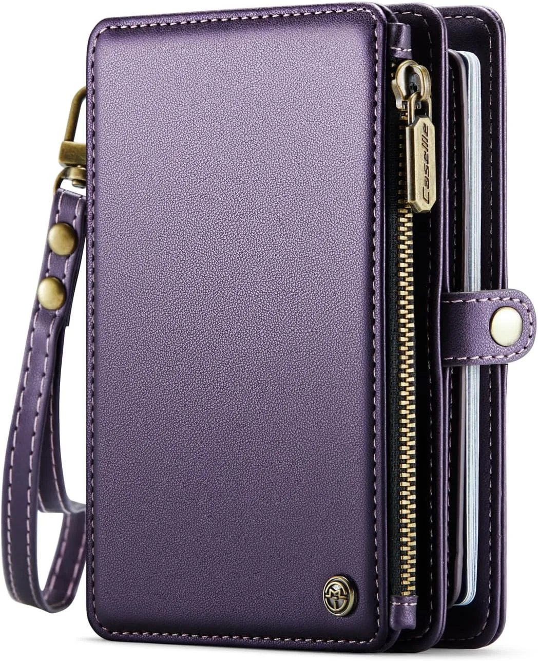 ASAPDOS Passport Holder Wallet Case Wallet for Men Women Purple