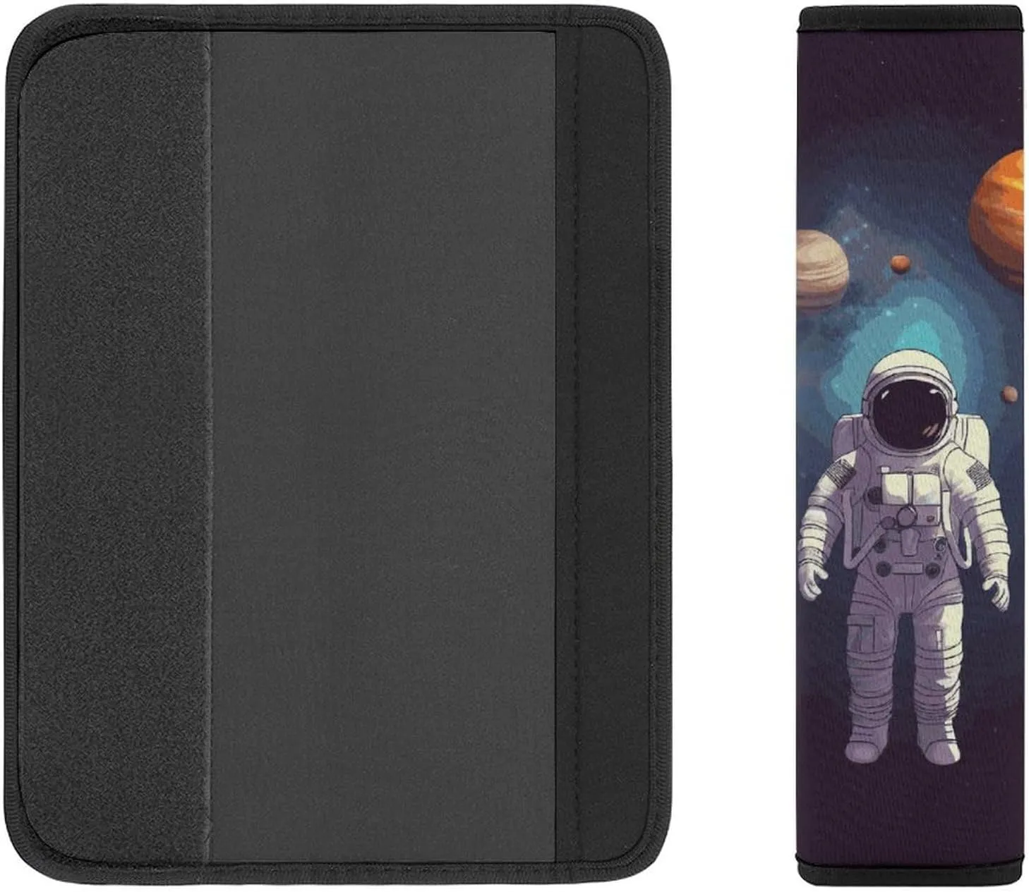 Astronaut Solar System Planets Auto Seat Belt Cover 1PCS Universal Car Seat Belt Shoulder Protector Pad, Protect Your Shoulders and Neck for Car Seat Belt, Shoulder Bag, Backpack