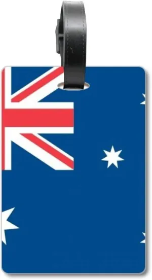 Australia National Flag Oceania Country Suitcase Bag Tag Luggage Card Hanging Scutcheon Label