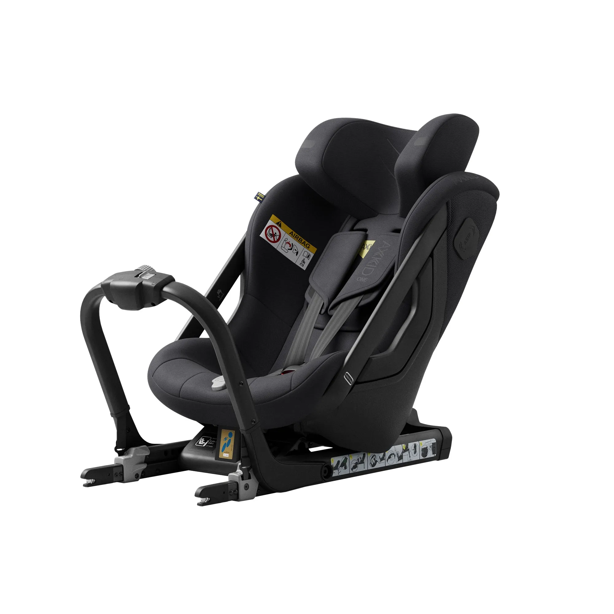 Axkid One 3 Car Seat - Coastal Storm Black