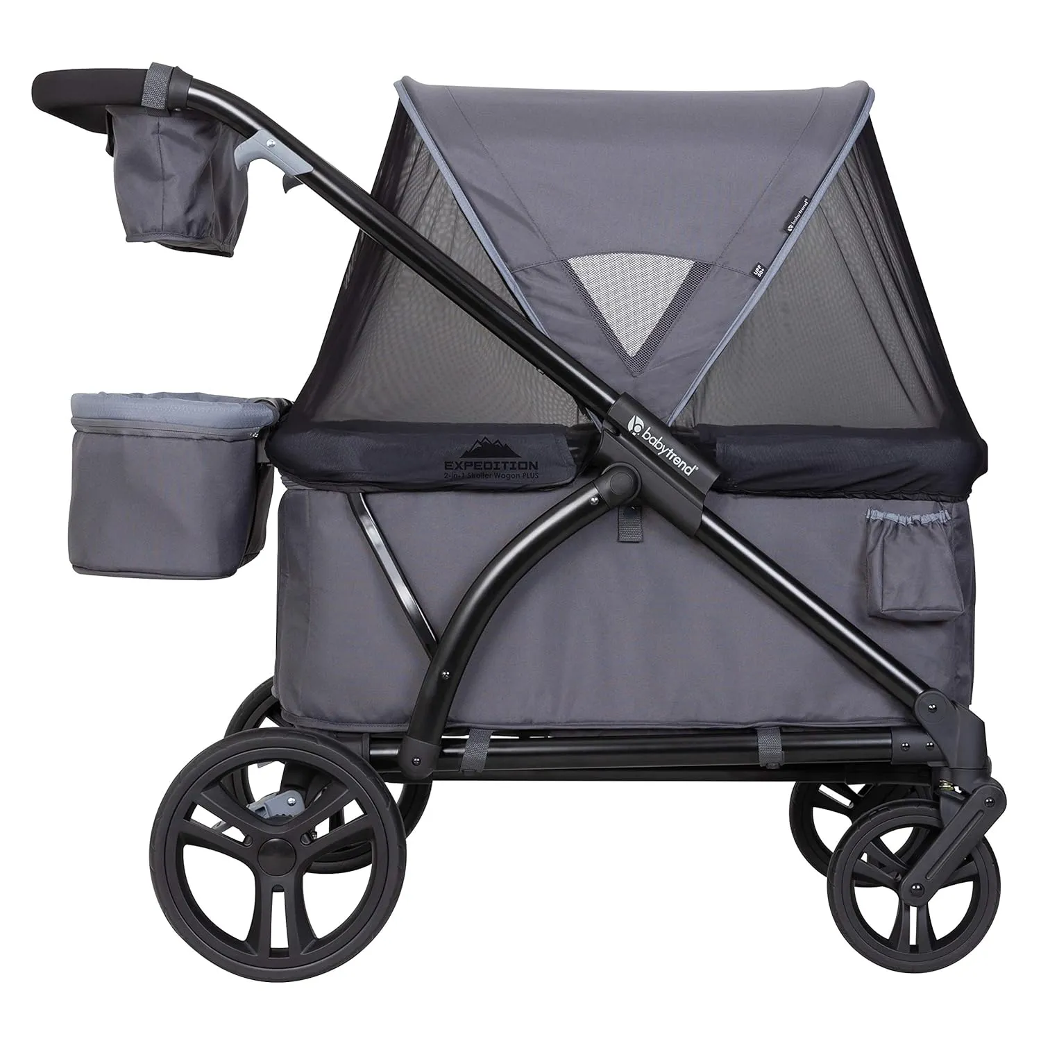 Baby Trend Expedition 2-in-1 Stroller Wagon PLUS, Ultra Grey