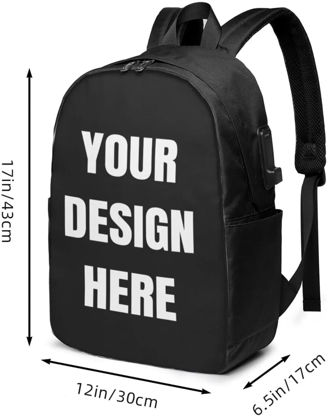 Backpack Large Personalized Backpack For Women Men Design Your Own Work Travel Laptop Bag To High Volume Casual Packet,Large