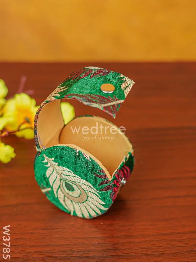Bangle Holder With Peacock Feather Design Mini - W3785