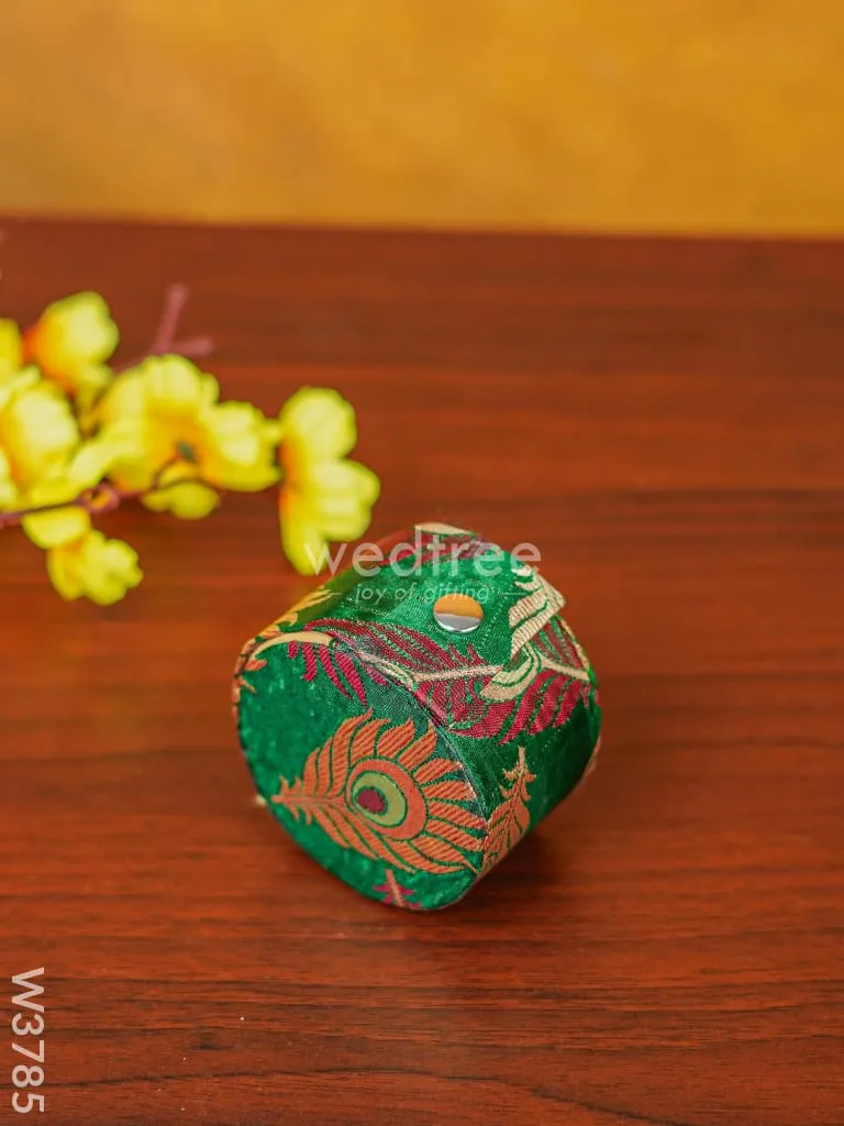 Bangle Holder With Peacock Feather Design Mini - W3785